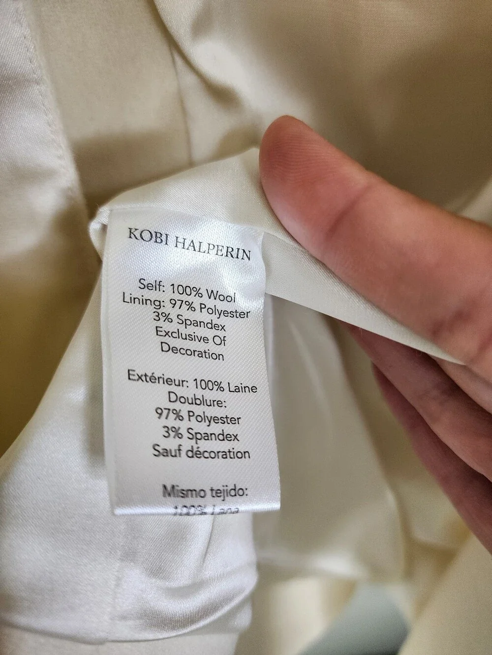Kobi Halperin Mayer Double-Faced Wool Double-Breasted Coat - Ivory, Medium